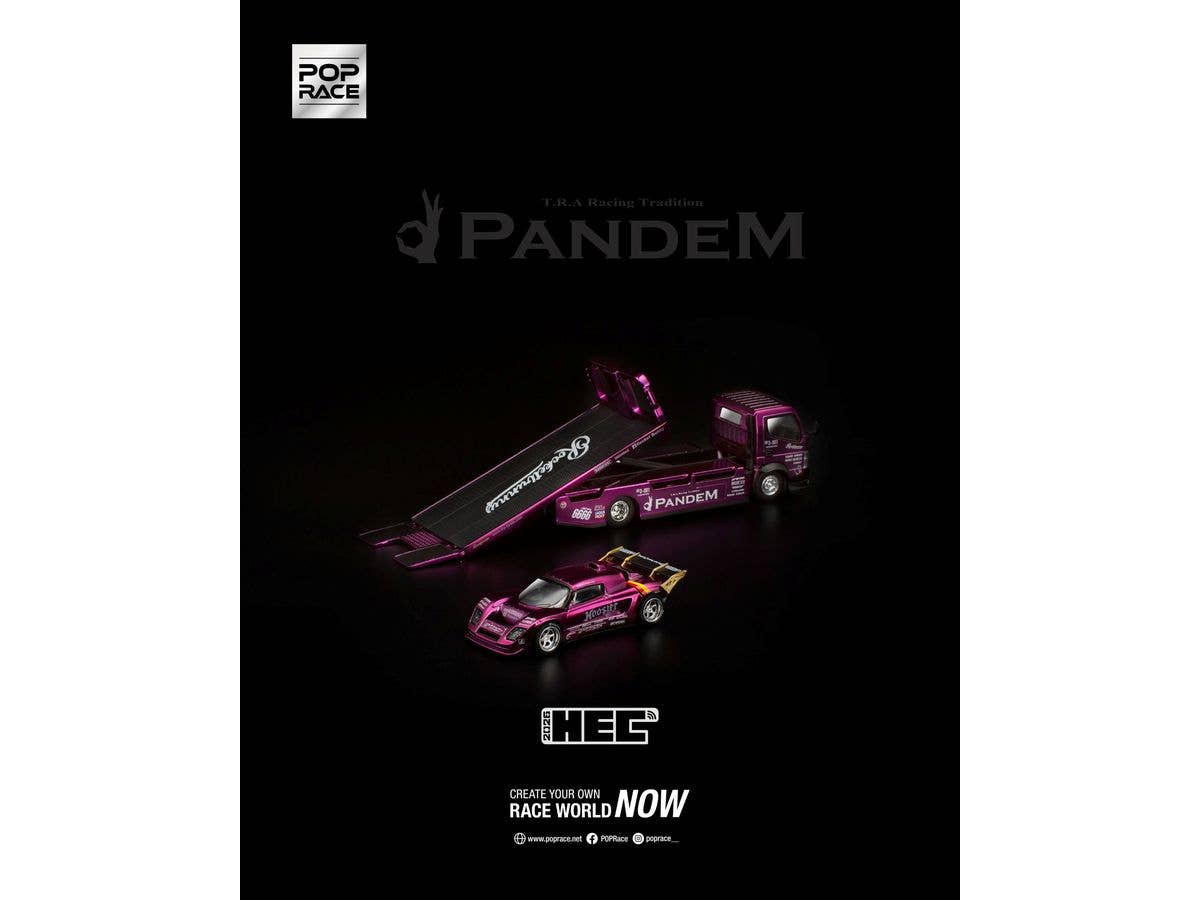 PANDEM LOTUS ELISE PURPLE CHROME TRUCK SET