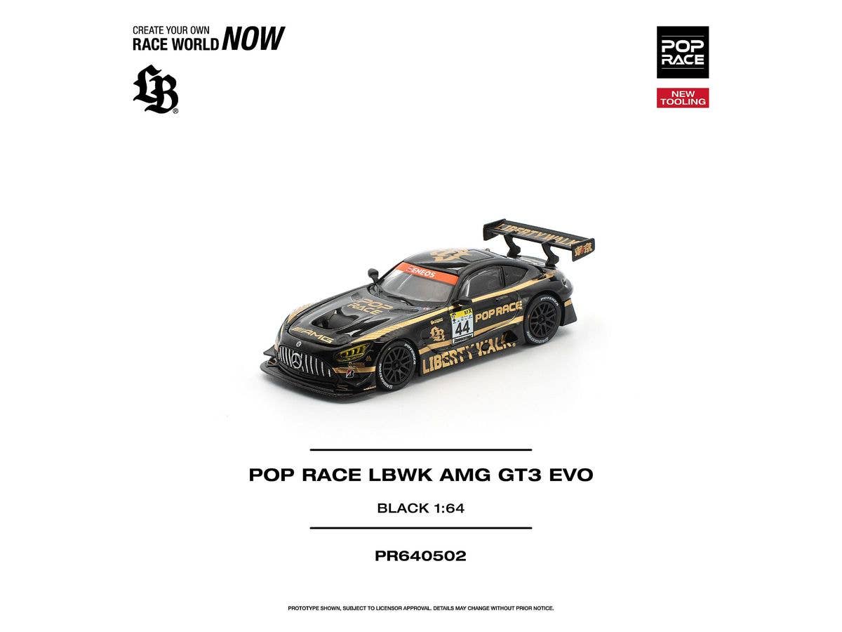 POP RACE LBWK AMG GT3 EVO BLACK