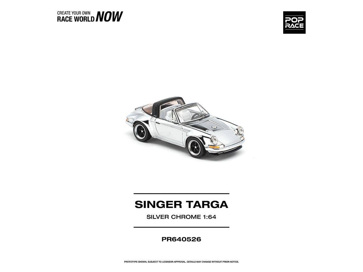 SINGER TARGA SILVER CHROME