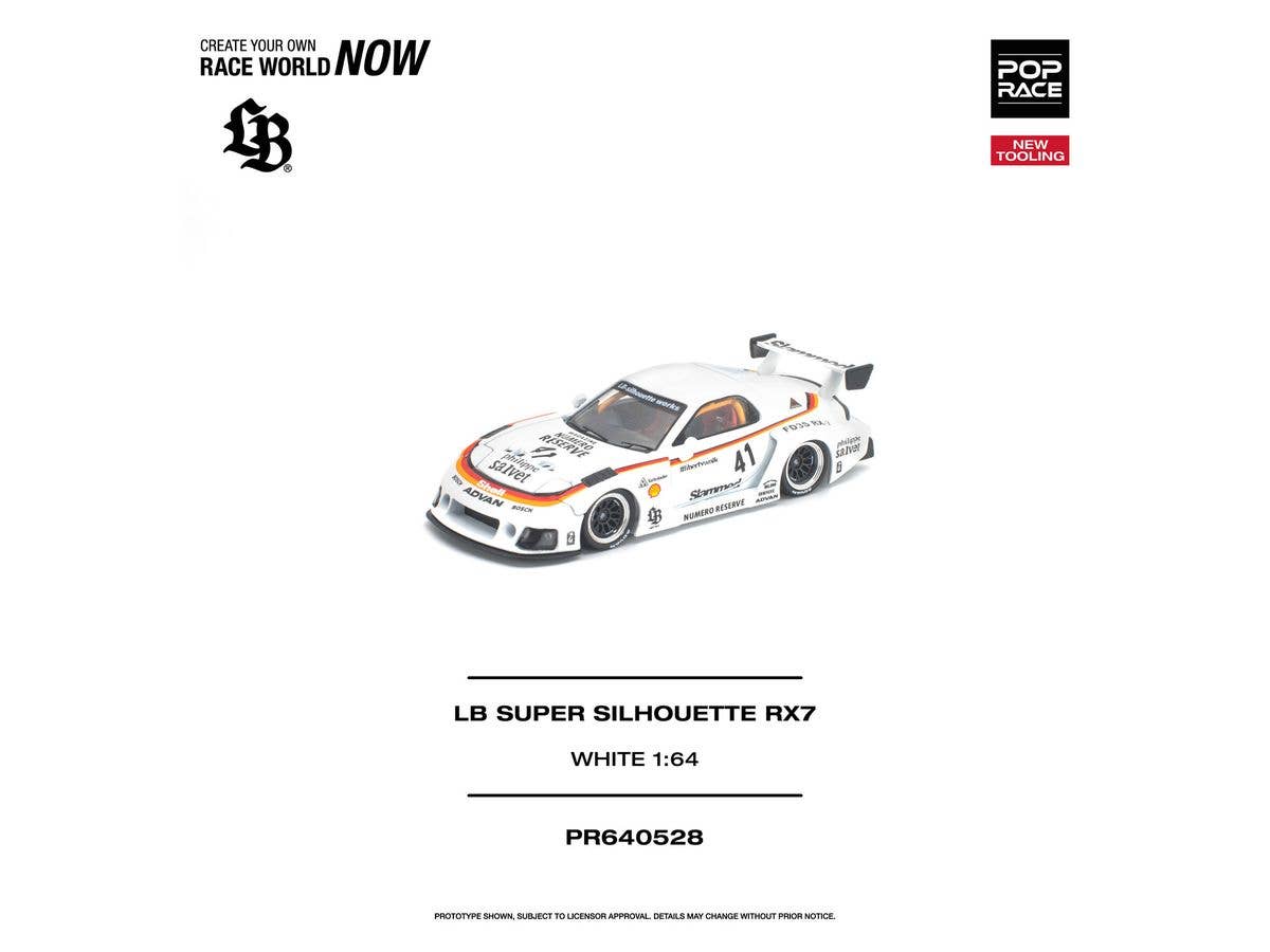 LB SUPER SILHOUETTE RX7 (FD3S) - WHITE