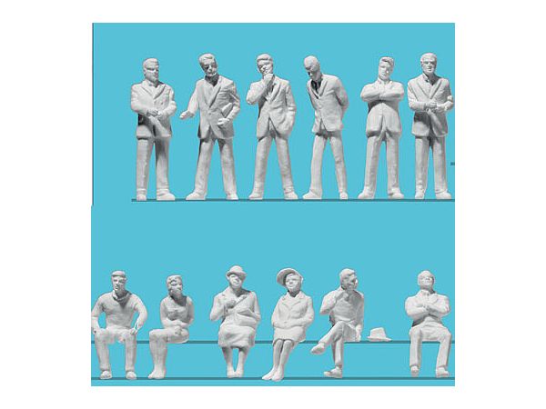 Workers + 12 Seated Statues