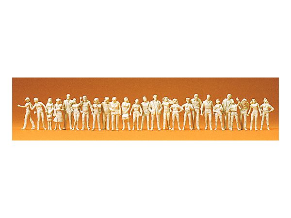 Passers-by standing and walking 25 Figures