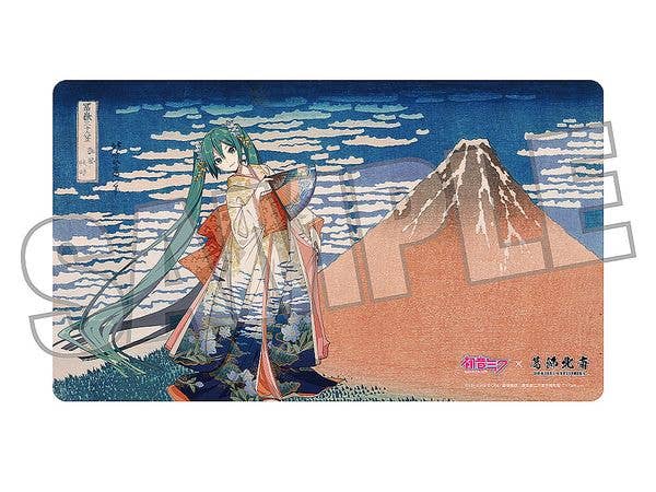 Hatsune Miku x Katsushika Hokusai iXima Desk Mat Fine Wind, Clear Morning