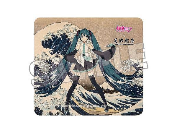 Hatsune Miku x Katsushika Hokusai iXima Mousepad The Great Wave off Kanagawa