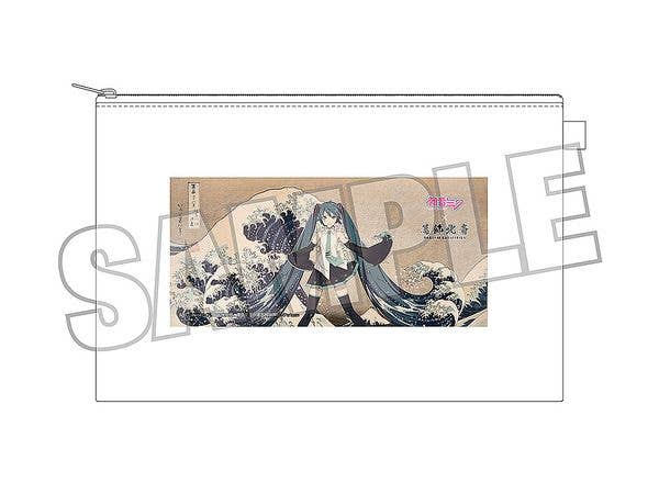 Hatsune Miku x Katsushika Hokusai iXima Pouch The Great Wave off Kanagawa