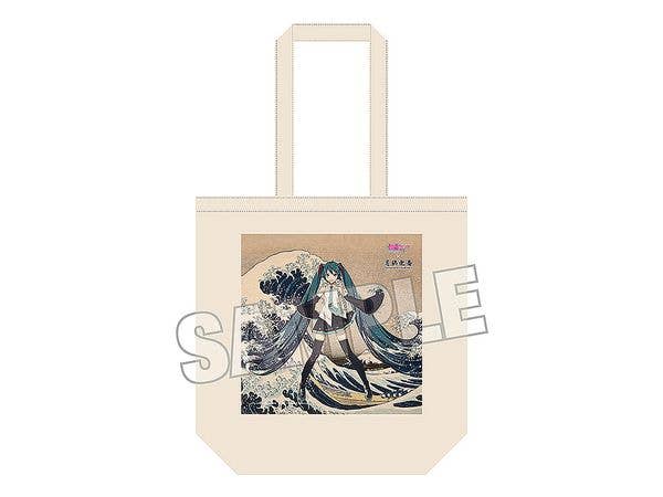 Hatsune Miku x Katsushika Hokusai iXima Tote Bag The Great Wave off Kanagawa