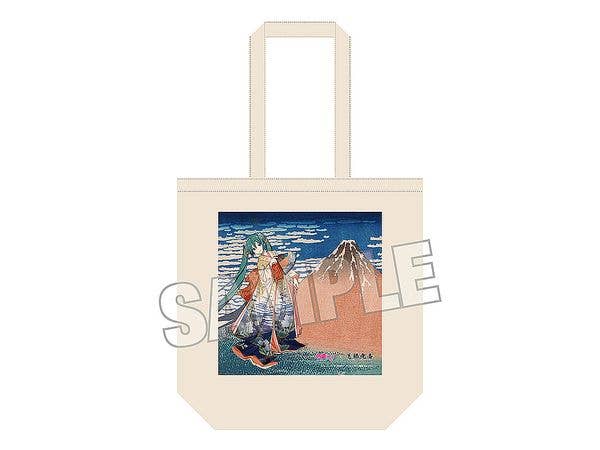 Hatsune Miku x Katsushika Hokusai iXima Tote Bag Fine Wind, Clear Morning