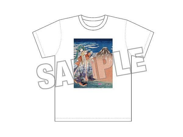 Hatsune Miku x Katsushika Hokusai iXima T-shirt Fine Wind, Clear Morning