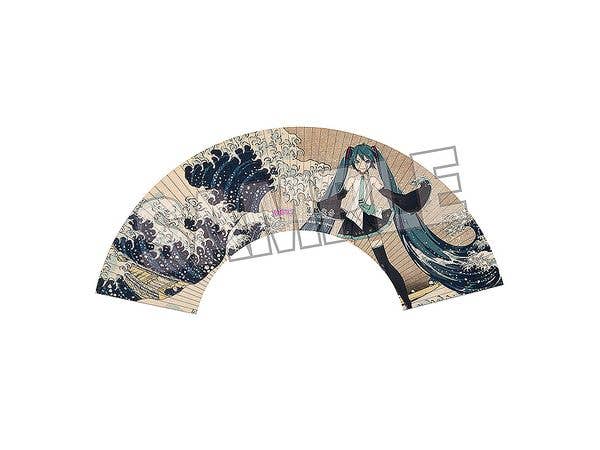 Hatsune Miku x Katsushika Hokusai iXima Hand Fan The Great Wave off Kanagawa