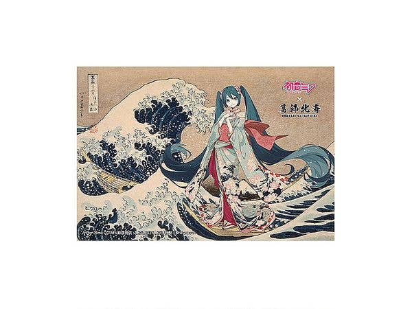 Hatsune Miku x Katsushika Hokusai iXima Postcard The Great Wave off Kanagawa (Kimono)