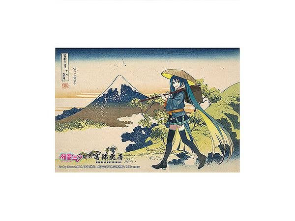 Hatsune Miku x Katsushika Hokusai iXima Postcard Inume Pass in Kai Province