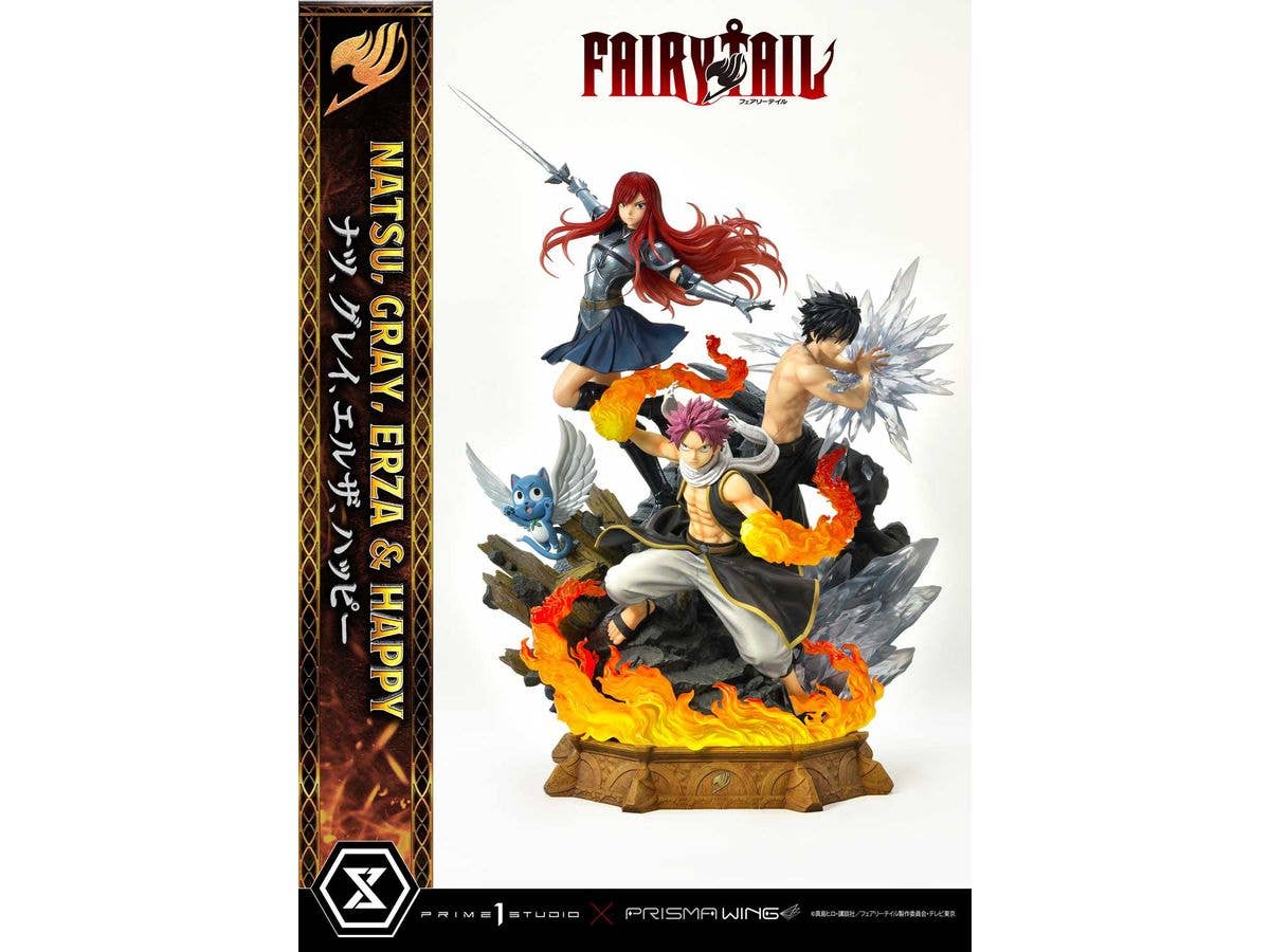 Concept Masterline Fairy Tail Natsu Gray Erza Happy