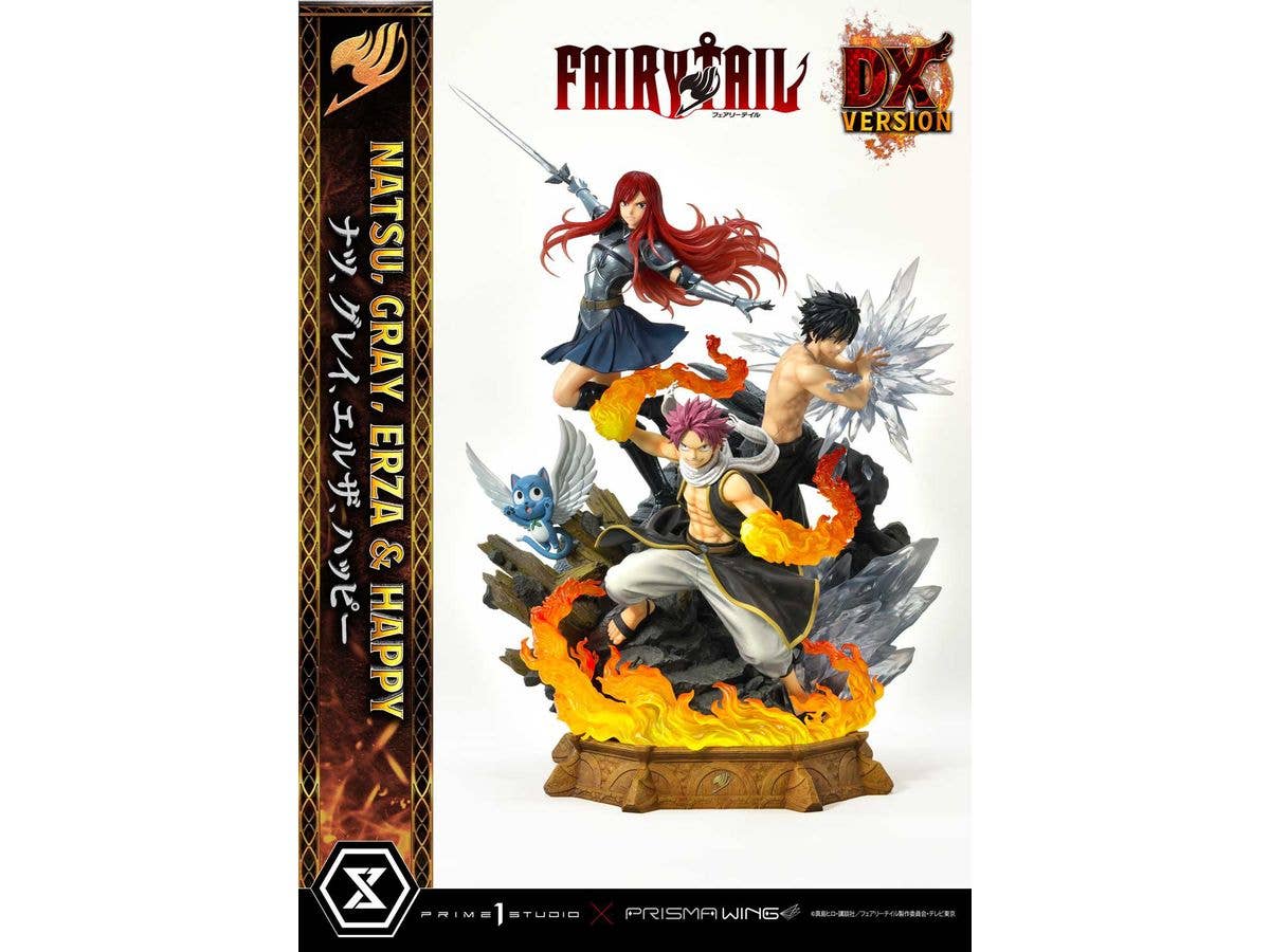 Concept Masterline Fairy Tail Natsu Gray Erza Happy DX Edition