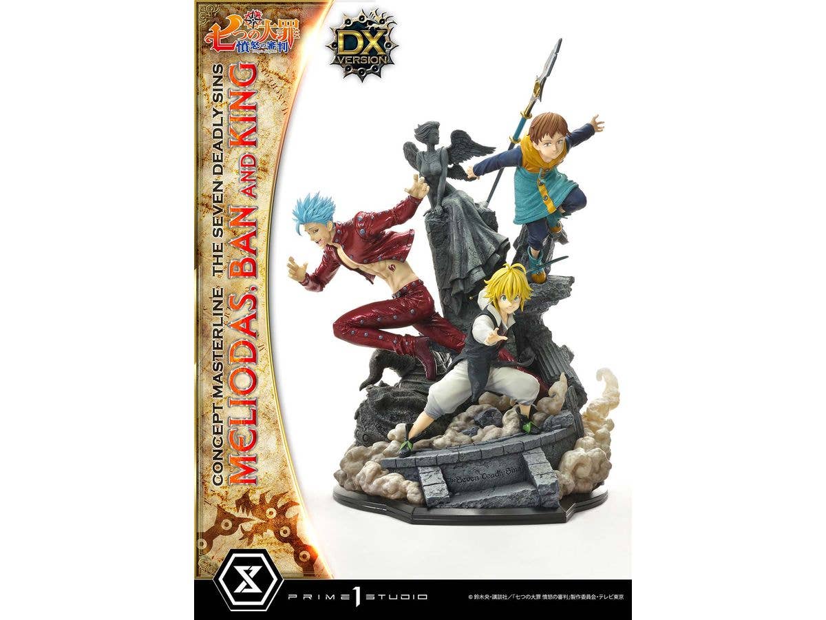 Concept Masterline The Seven Deadly Sins Meliodas, Ban And King DX Version
