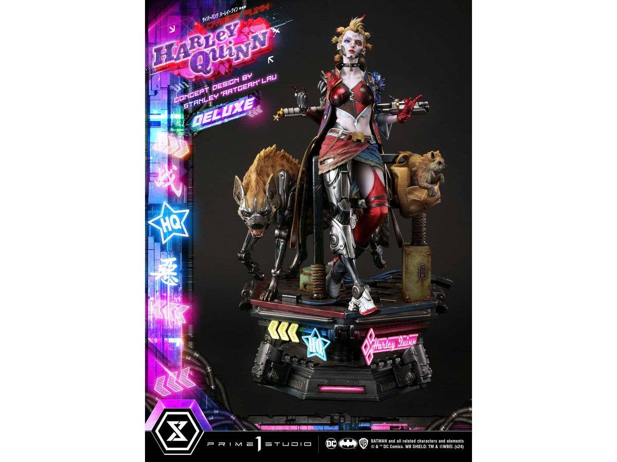 Ultimate Premium Masterline Batman (Comic) Cyberpunk Harley Quinn (Concept design by Stanley Artgerm Lau) DX Edition