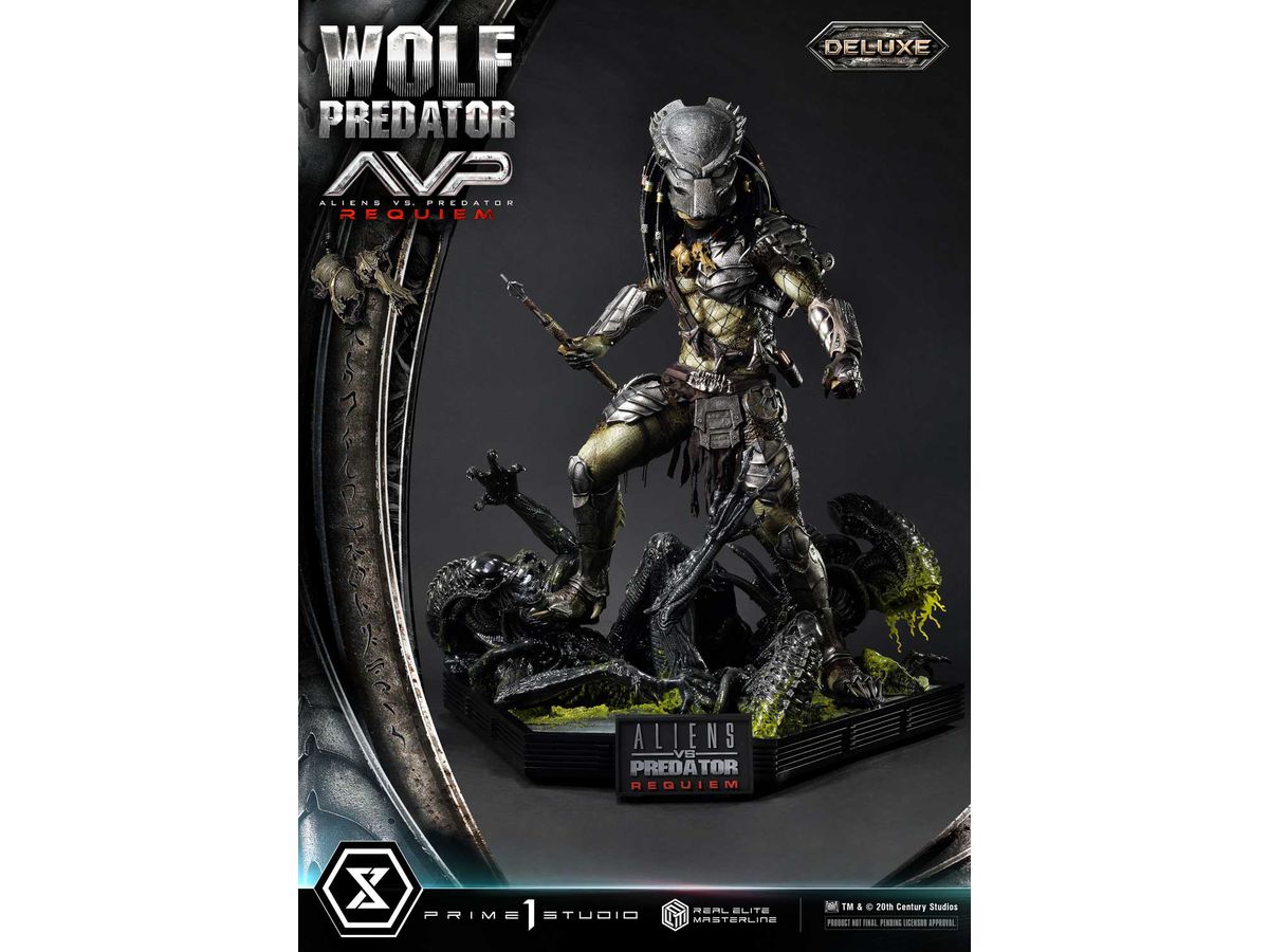 Real Elite Masterline Aliens vs. Predator: Requiem Wolf Predator Deluxe Version
