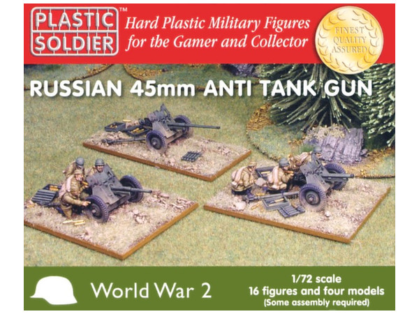 Russian 45mm Anti Tank Gun