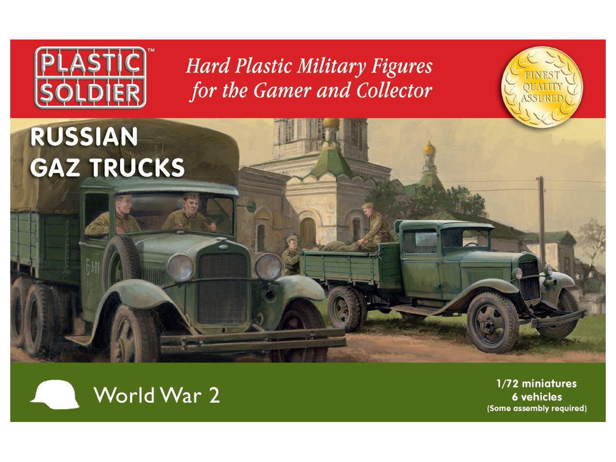 Russian Army GAZ Truck 6 Pack (GAZ-AA X 3, GAZ-AAA X 3)