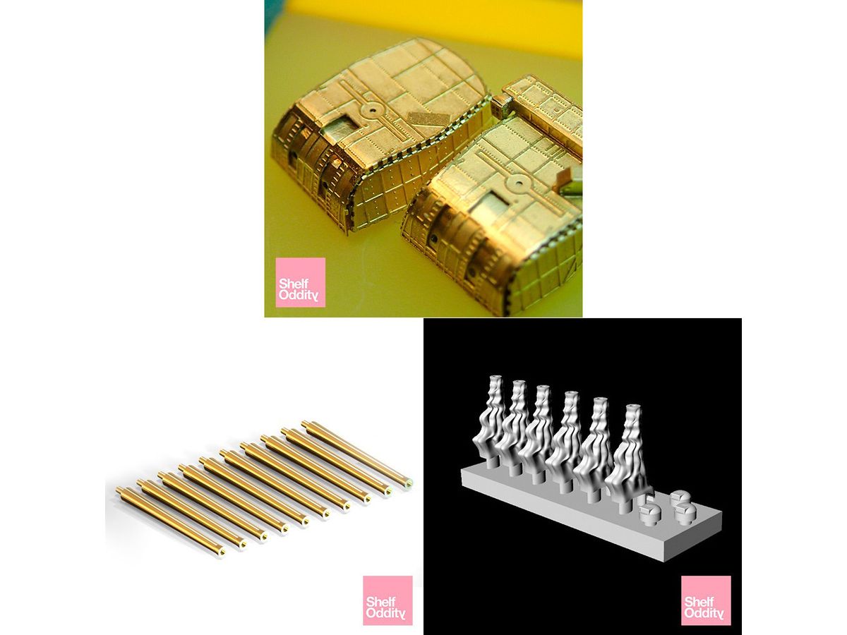 IJN Weapons 203mm - Turrets Type E (Chokai, Furutaka) Super Set