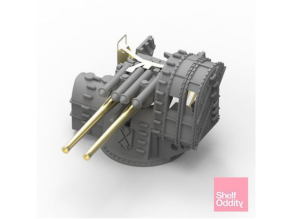 IJN Double 127mm type 89 AA Unit Open