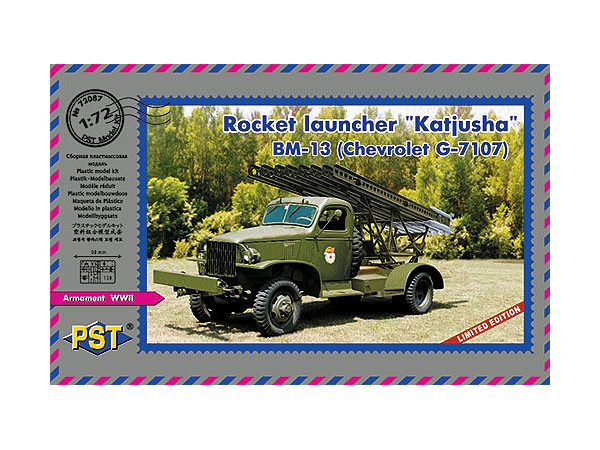 Rocket Launcher Katjusha BM-13 Base Model Chevrolet G-7107