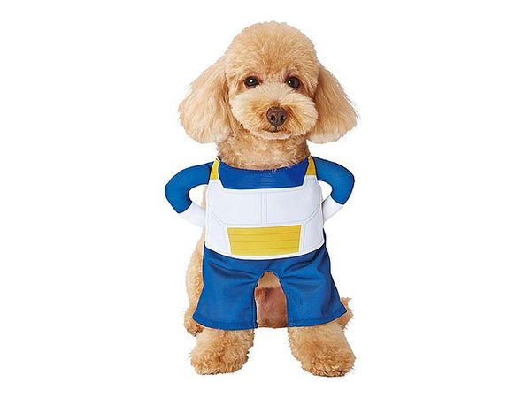Dragon Ball Pet Goods: Kigurumi Transformation Costume for Dogs Vegeta M