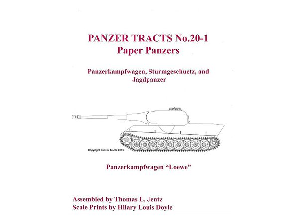 Panzer Tracts No.20-1 Paper Panzers