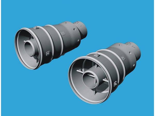 CH-47D Chinook exhaust (for TRUMPETER)