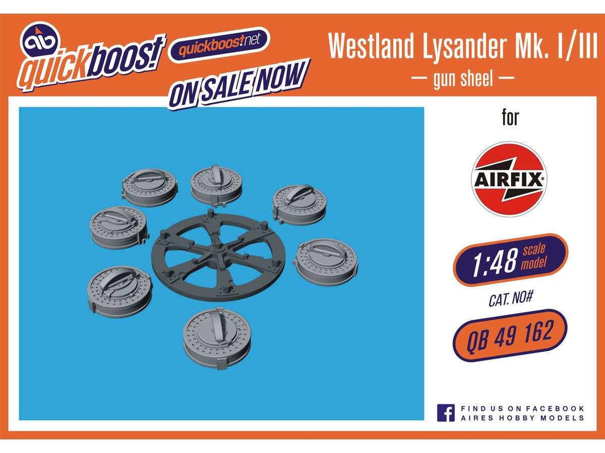 Westland Lysander Mk.I/III drum magazines (For. Airfix)