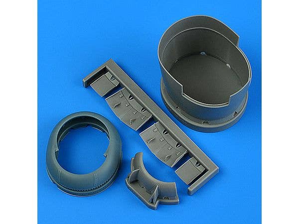 F6F-5 Hellcat cowling and cooling flaps (opened)