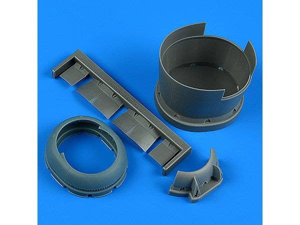 F6F-5 Hellcat cowling and cooling flaps (opened)