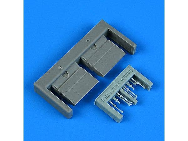 Spitfire Mk.IX/TR.9 cooler flaps (open) (for Airfix)