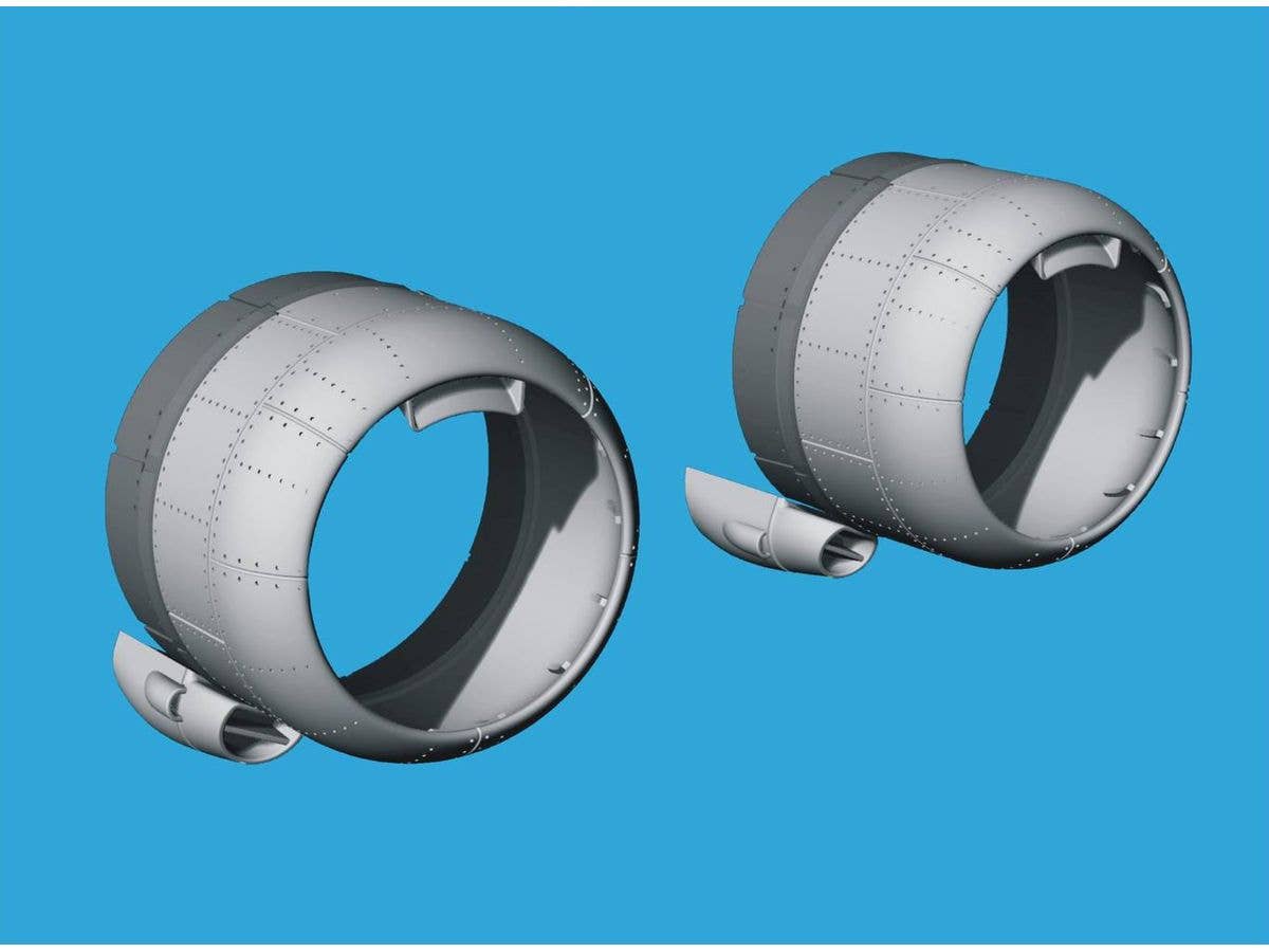 PBY-5 Catalina correct cowlings closed flaps (For ACADEMY)