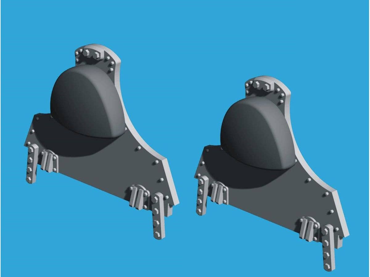 F4U-1 bird cage Corsair headrest type B (For TAMIYA)