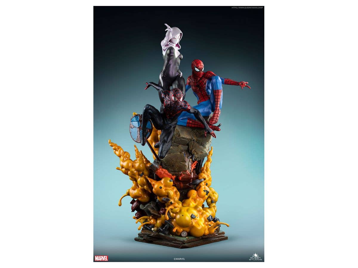 Marvel - Queen Studios Scale Statue: #03 Spider-Verse Trio (Comic / The Amazing Spider-Man)