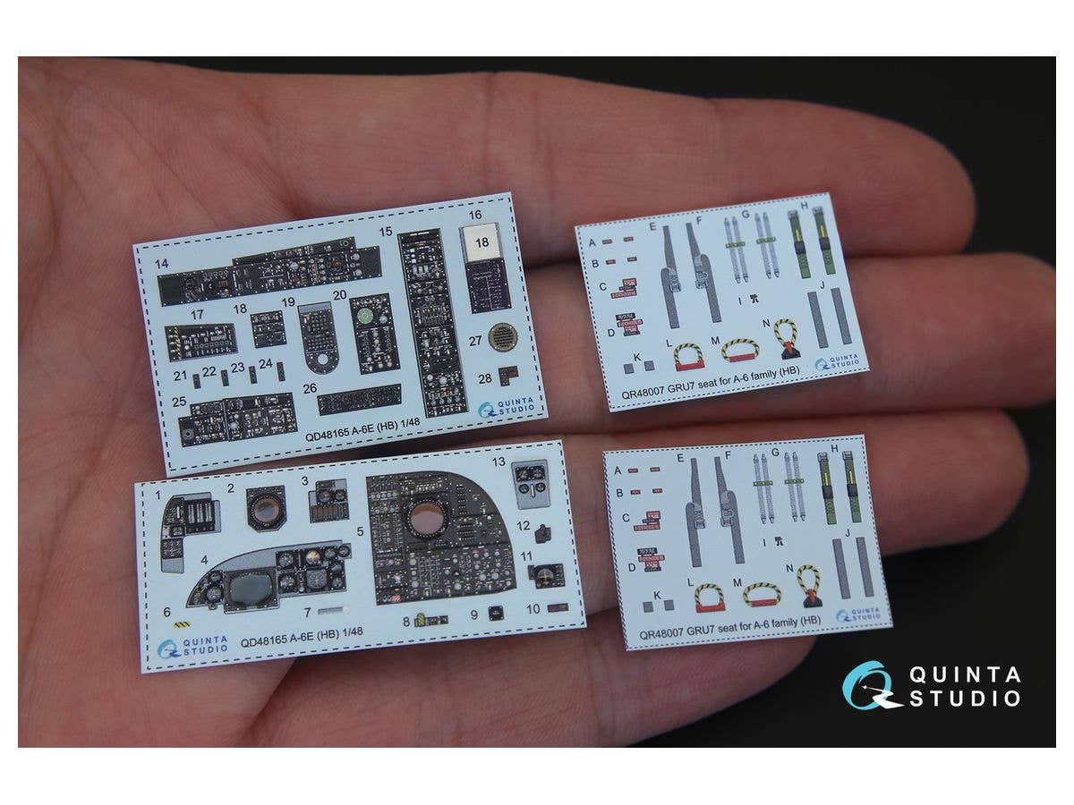 A-6E Intruder 3D-Printed & coloured Interior on decal paper for HobbyBoss kit