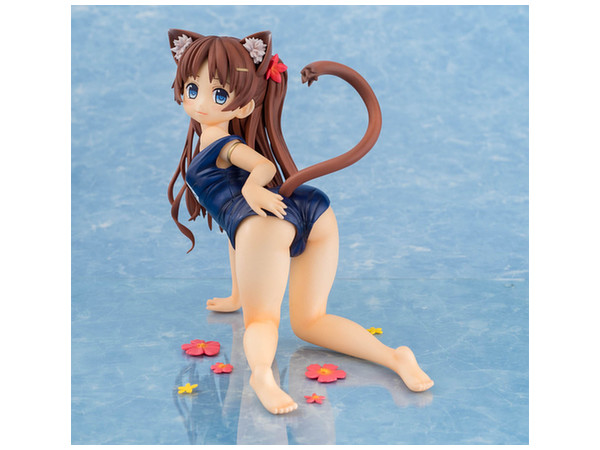 MO NO BE NO: Natsuha Nya Nya School Swimwear Ver. PVC
