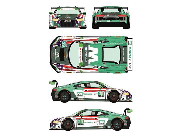 Audi LMS GT3 #29 IMSA Weathertech Championship - Sahlen's Six Hours of The Glen 2018 (for Nunu Models)