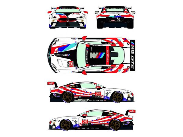 BMW M8 GTLM #25 IMSA Weathertech Championship Sahlen's Six Hours of The Glen 2018