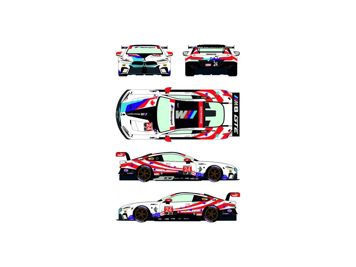 BMW M8 GTLM #24 IMSA Weathertech Championship Sahlen's Six Hours of The Glen 2018