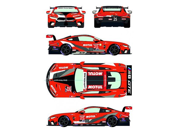 BMW M8 GTLM #25 IMSA Weathertech Championship Hyundai Monterey Sportcars Championship 2020 / Rolex 24h of Daytona 2021 + Exterior Carbon Fiber