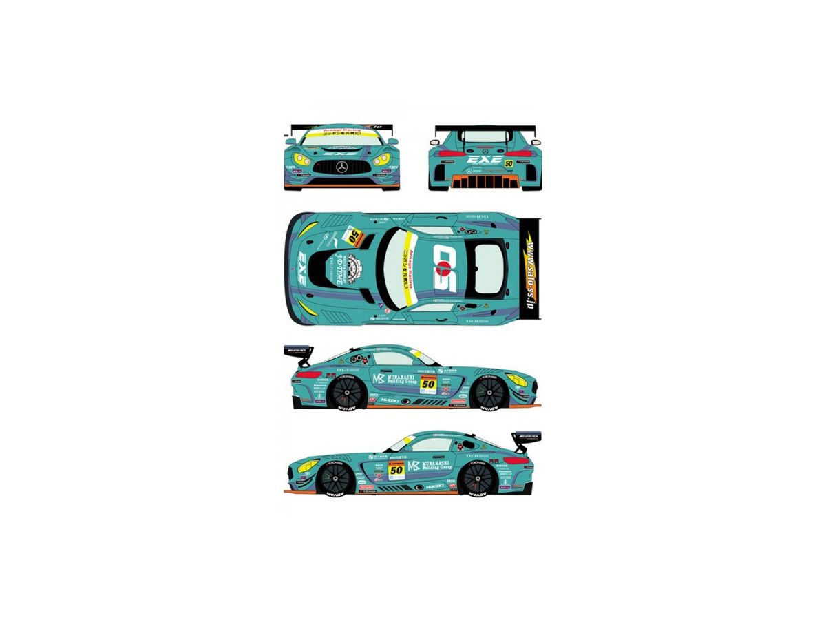 Mercedes AMG GT3 #50 Japanese SGT 2019 for Tamiya