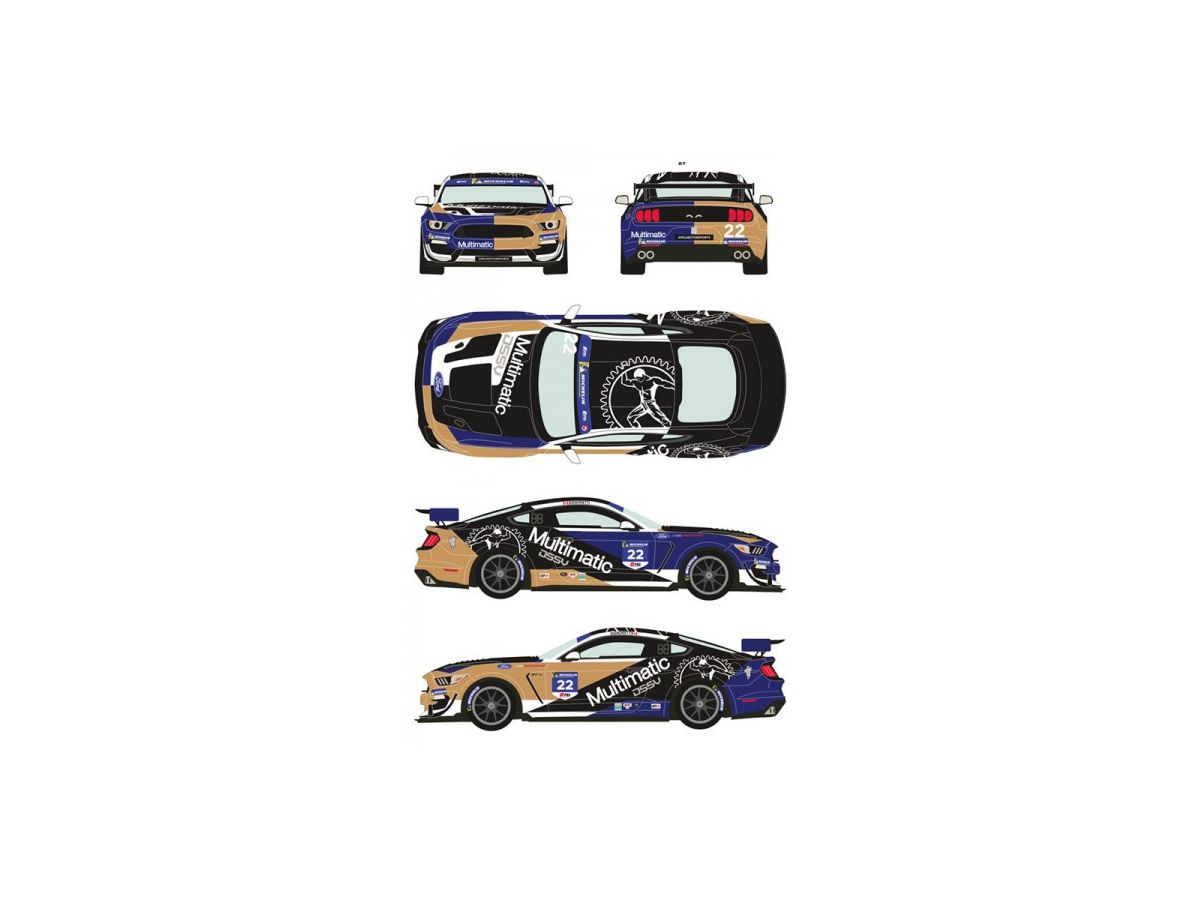 Ford Mustang GT4 #22 Sports Car Championship Cananda - Mosport 2021 for Tamiya