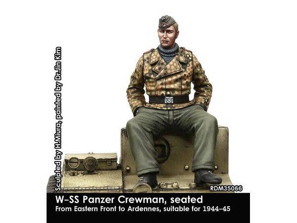 WSS Panzer Crewman -Seated- from Eastern Front to Ardennes 1944-45