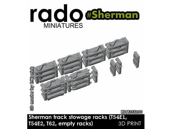 Sherman Track Stowage Racks (T54E1, T54E2, T62, Empty Racks)