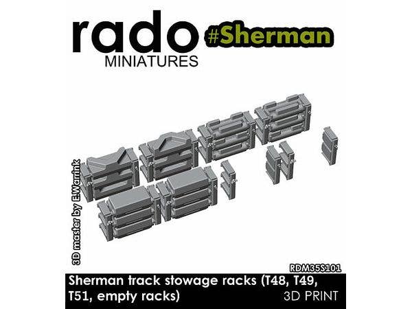 Sherman Track Stowage Racks (T48, T49, T51, Empty Racks)