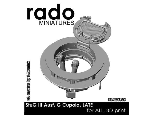 WWII German Late Type Cupola for StuG III/IV and Panzer IV Observation Tank Ausf.J with