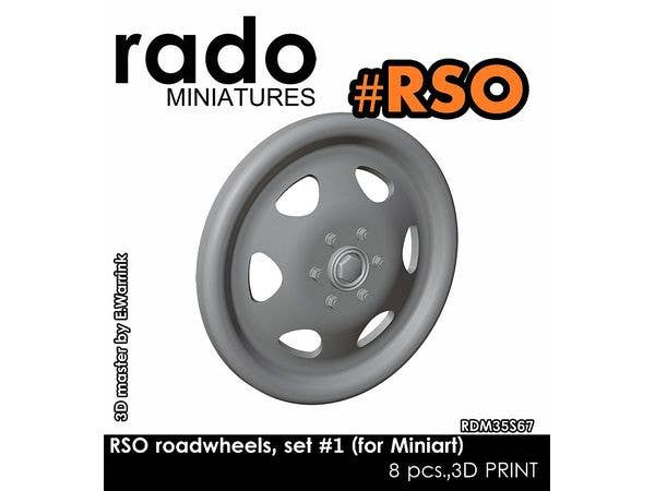 RSO roadwheels, set #1 (for Miniart)