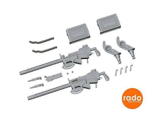US M1919 Browning, E6160 mount, (2 x Full MGs)