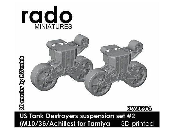 US Tank Destroyers Suspension Set #2 (M10/M36/Achilles) for Tamiya
